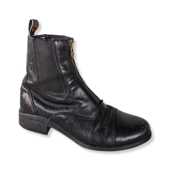 Ariat Shoes - Ariat Women's Heritage Breeze Zip Paddock Black Leather Boots